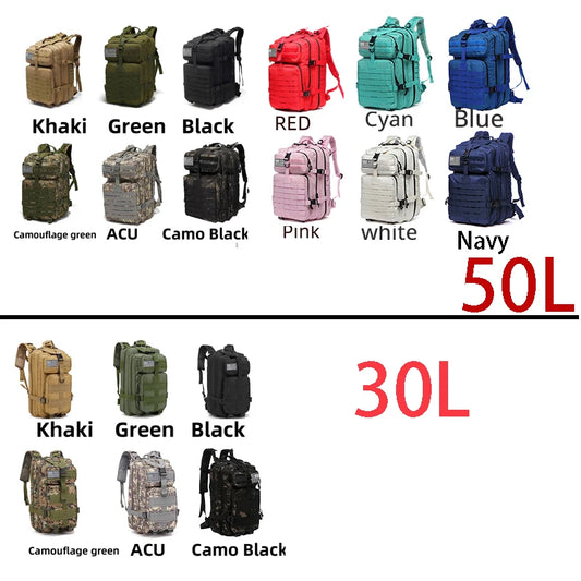 30L/50L 1000D Nylon Waterproof Backpack