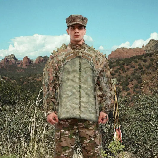 Ghillie Suit Breathable Camouflage Woodland Camouflage
