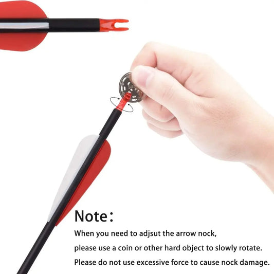 Elong 6/12PCS 26/28/30" Arrows for Compound Bows