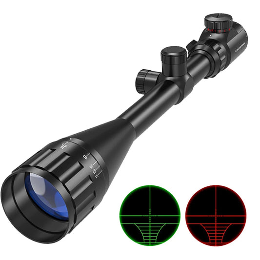 6-24x50 Rifle Scope Illuminated Red/Green Reticle