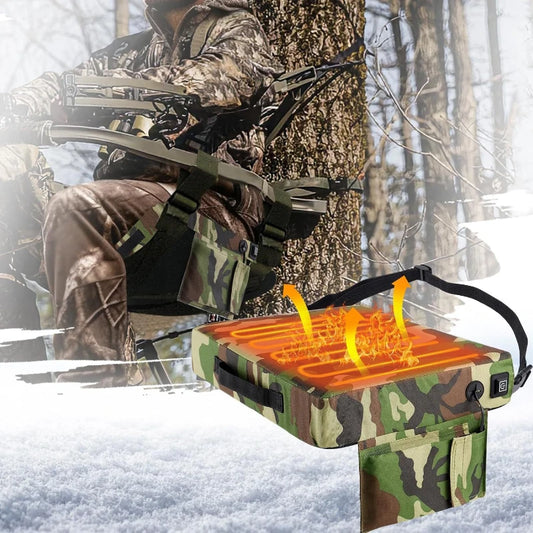 Camouflage Heated Seat Cushion for Sports Fields Outdoor
