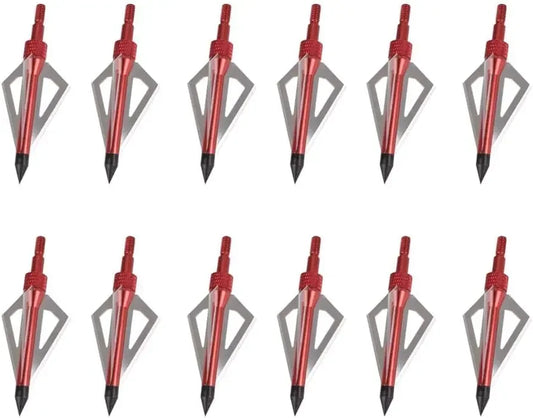 Hunting Broadheads 3 Blades Archery Crossbow Compound Bow
