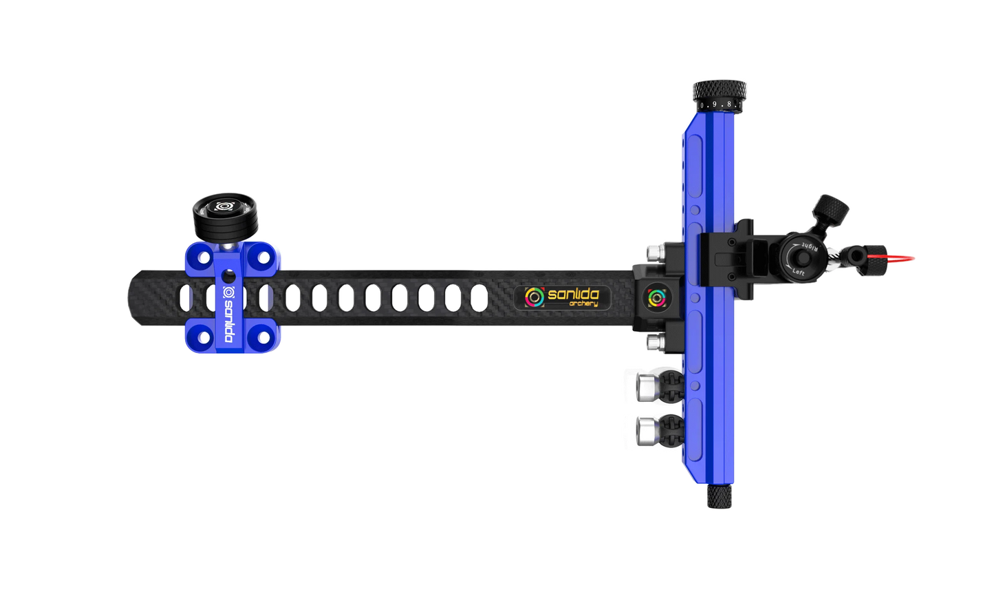 Archery X10 Recurve Bow Sight Optical Fiber Pin 9 Inches