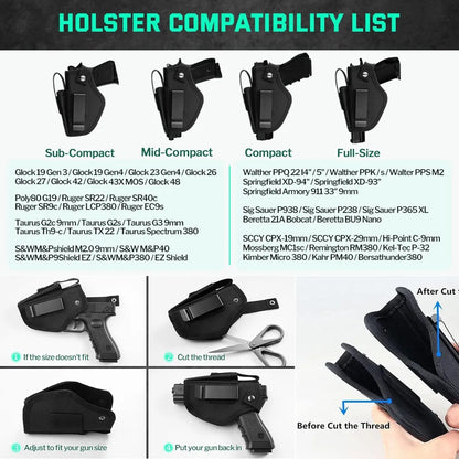 Gun Holster Tactical Left/Right Hand