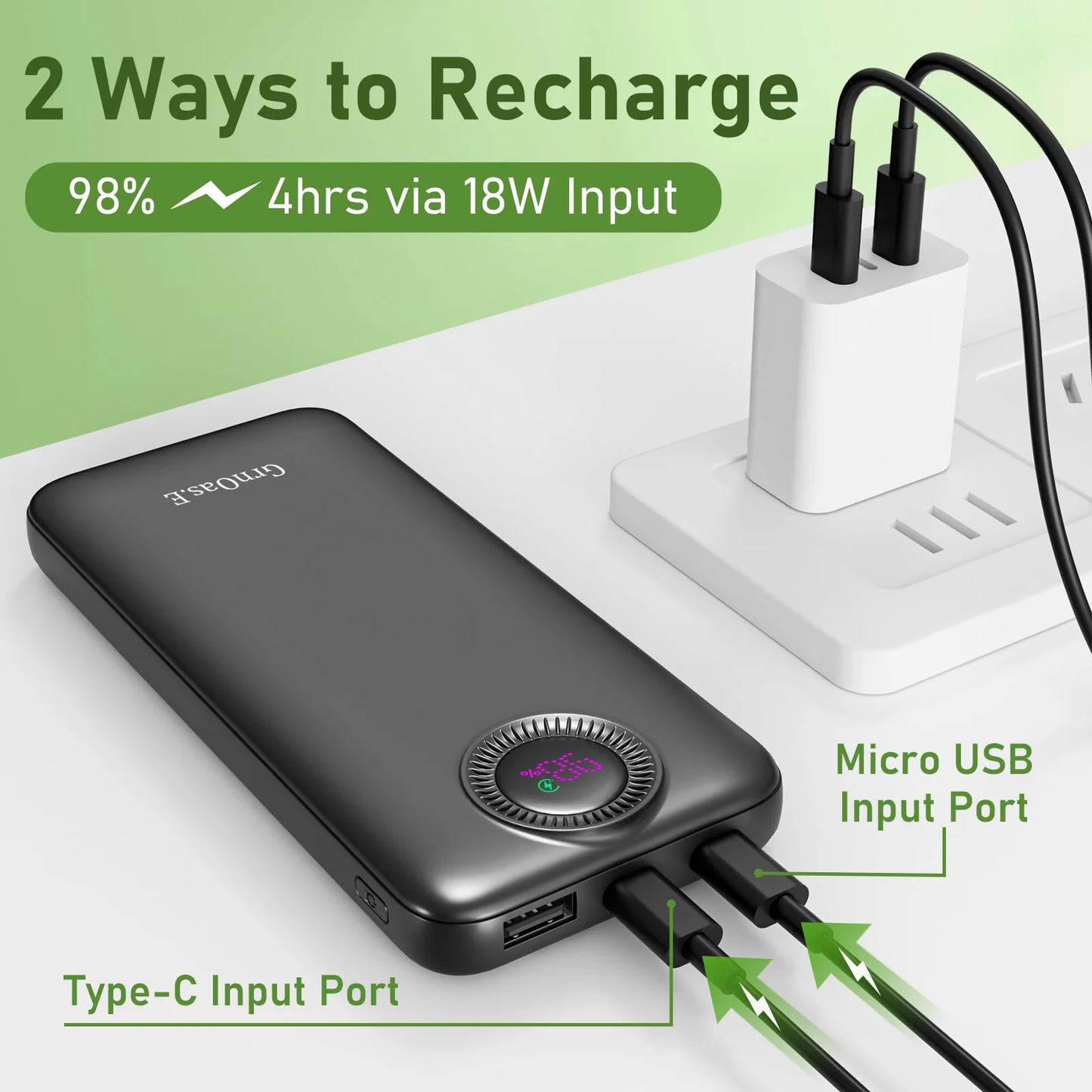 10000mAh 22.5W Portable Charger