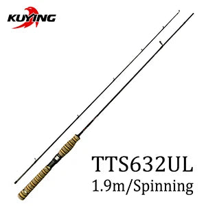 KUYING TETON Super Ultra Soft Light Fishing Rod Pole Combo