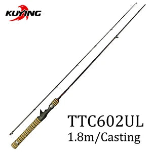 KUYING TETON Super Ultra Soft Light Fishing Rod Pole Combo