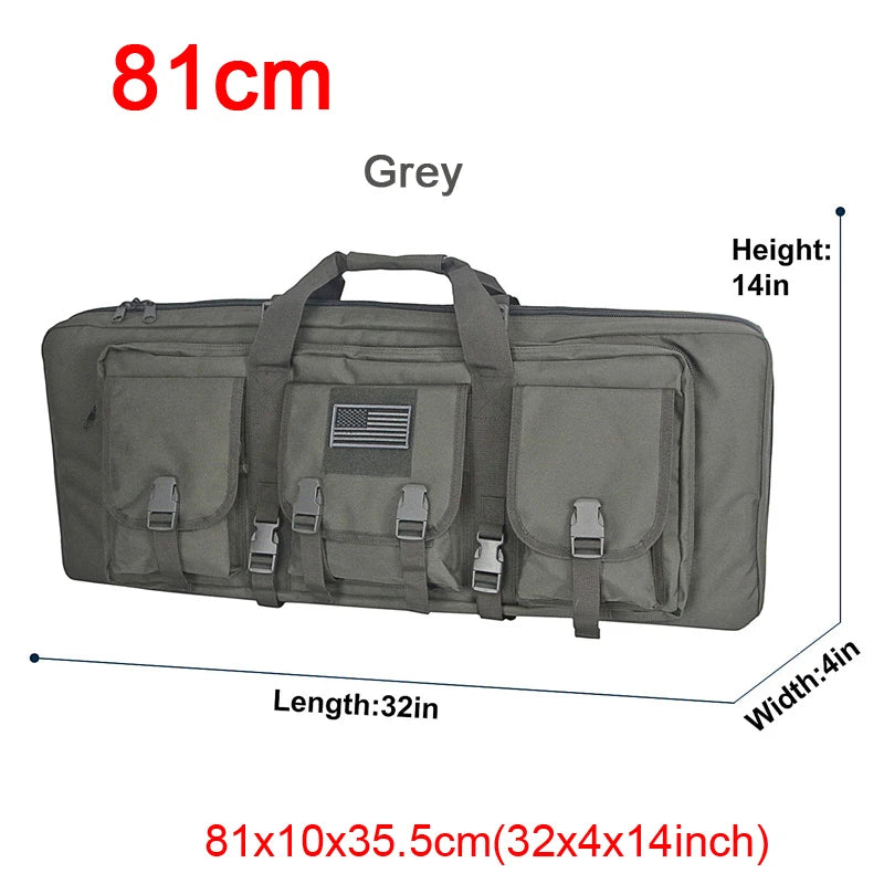 32 38 42 48 inch Tactical Double Rifle Case Molle Bag