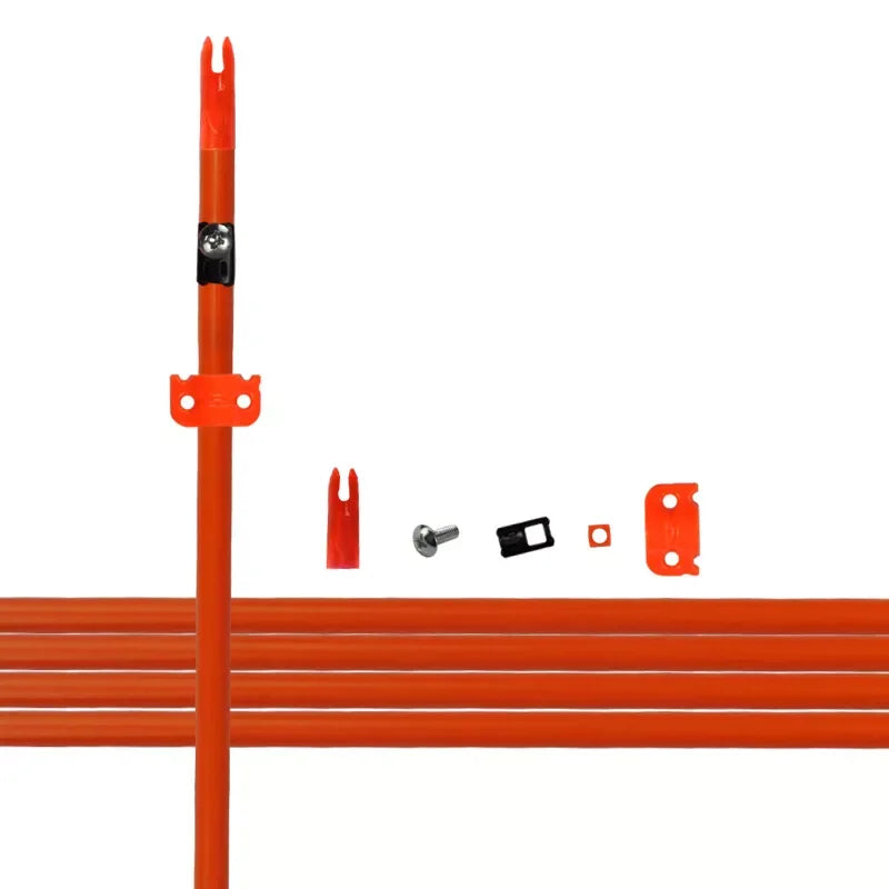 3/6/12Pcs Bowfishing Arrows Fiberglass Solid Arrows