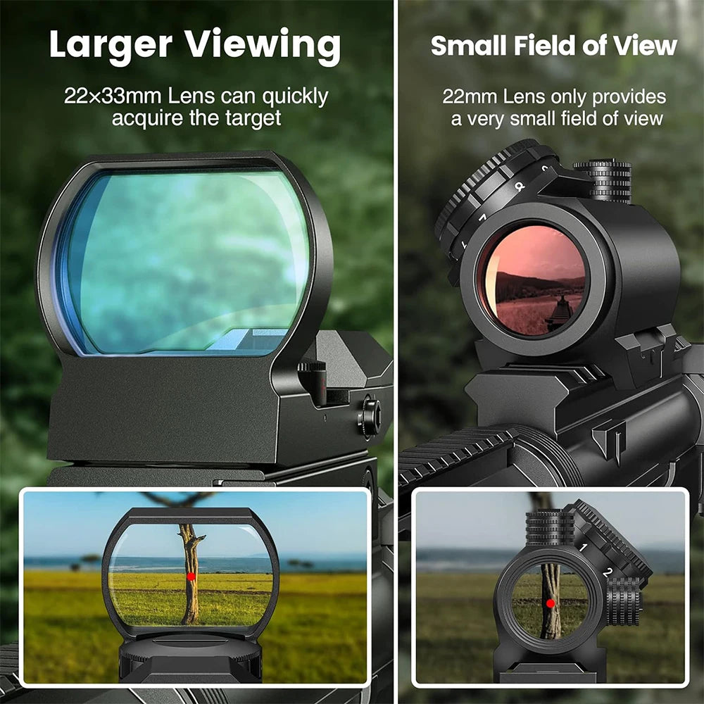 Tactical Red Green Dot Sight Scope Riflescope