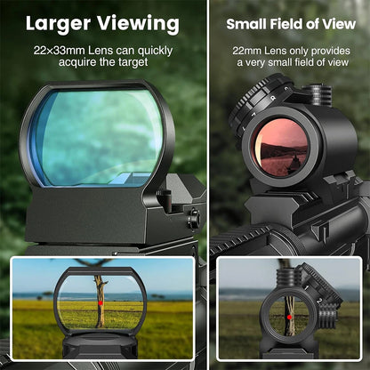 Tactical Red Green Dot Sight Scope Riflescope