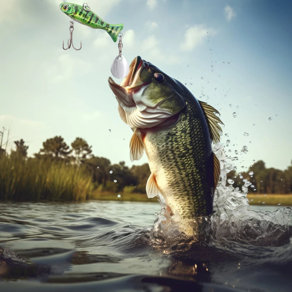 Fishing Lure with Sharp Treble Hooks Hard Bait Artificial Bait