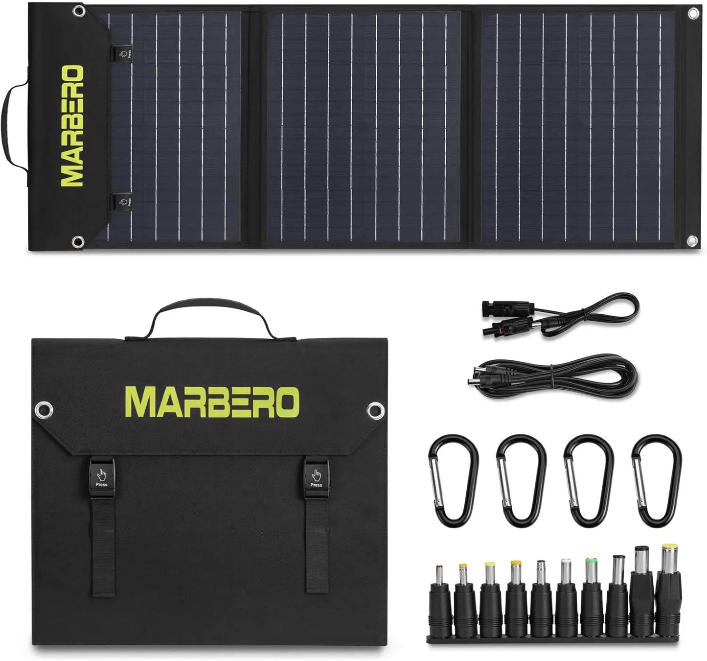 18V Foldable Solar Panel 30W/60W/100W – Portable Solar Charger
