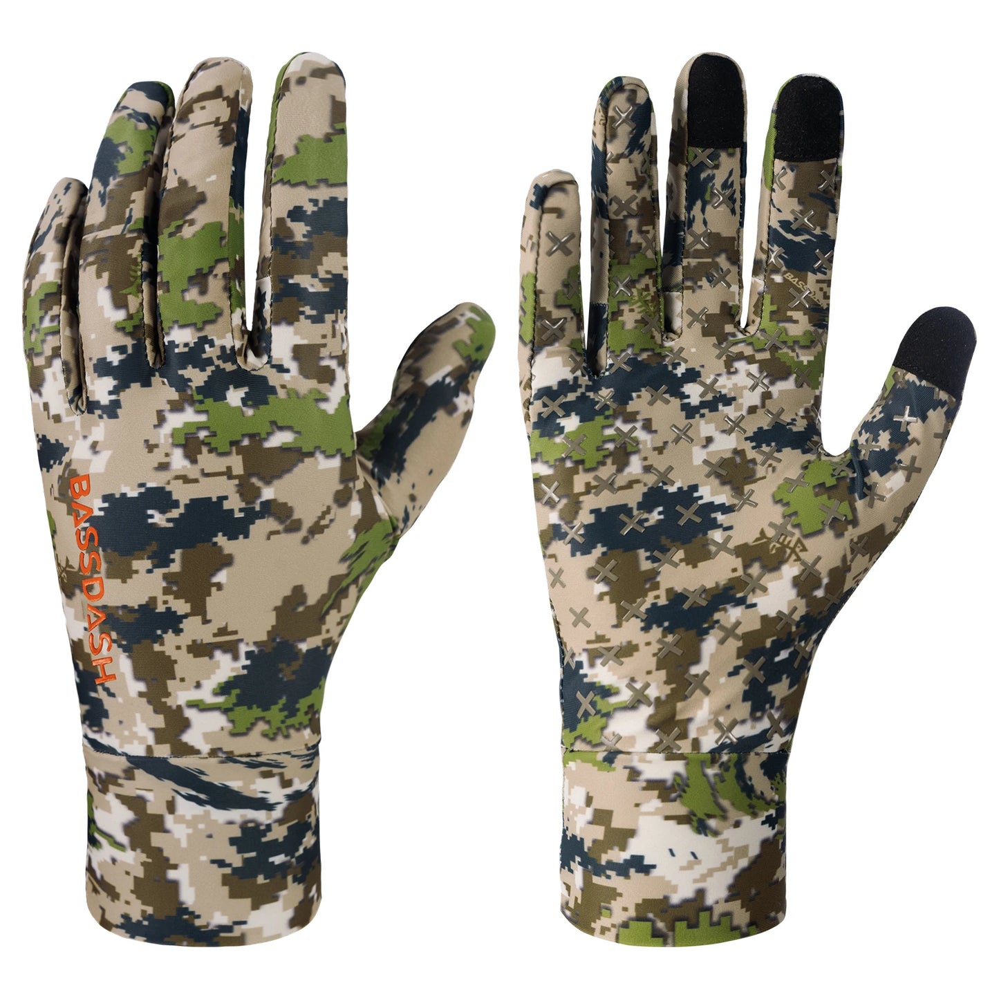 Lightweight UPF 50+ Camo Hunting Gloves HG05