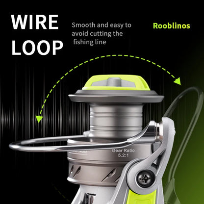 W2 Spinning Reel - 7+1 Bearings, 5.2 Gear Ratio