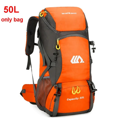 50L Large Waterproof Mountaineering Backpack Camping Men Hiking Bag Tourist Rucksack  Outdoor Sports Climbing  Bag Luggage Travel