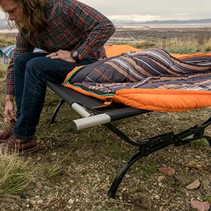 Teton Camping Cot with Pivot Arm, Folding Camping Cot