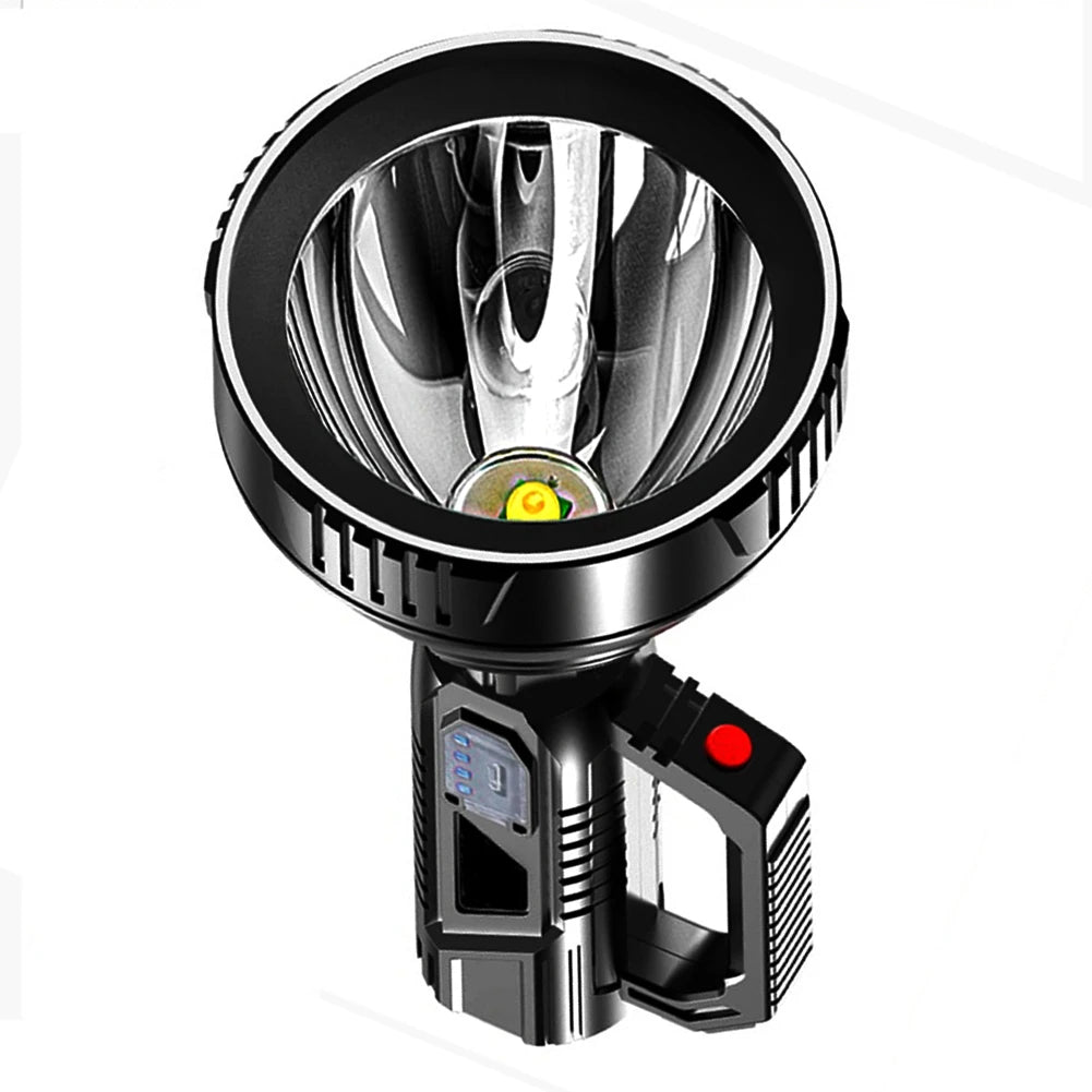 LED Searchlight 3 Modes  USB Rechargeable Life Waterproof