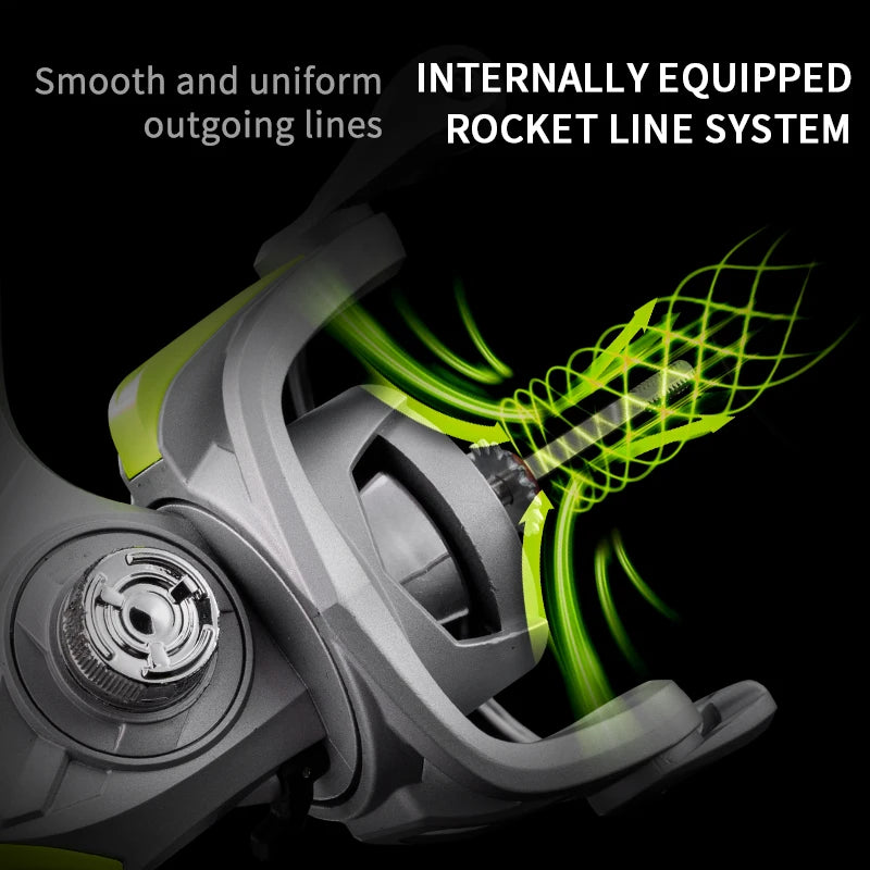 W2 Spinning Reel - 7+1 Bearings, 5.2 Gear Ratio