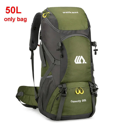 50L Large Waterproof Mountaineering Backpack Camping Men Hiking Bag Tourist Rucksack  Outdoor Sports Climbing  Bag Luggage Travel