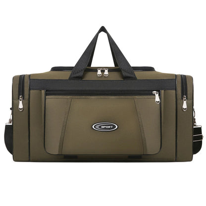 Weekend Duffle Bag Large Capacity Oxford Trip Work Storage Bag Waterproof Portable Unisex Zipper Outdoors Business Duffle Bag