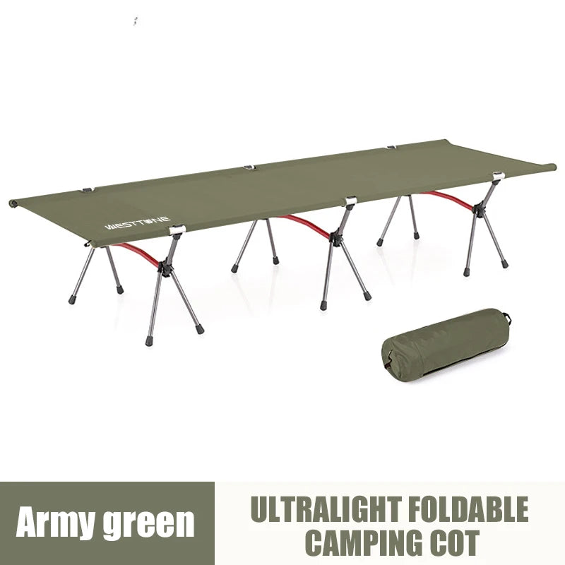 Camping Cot with Leg Extenders Portable