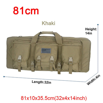 32 38 42 48 inch Tactical Double Rifle Case Molle Bag