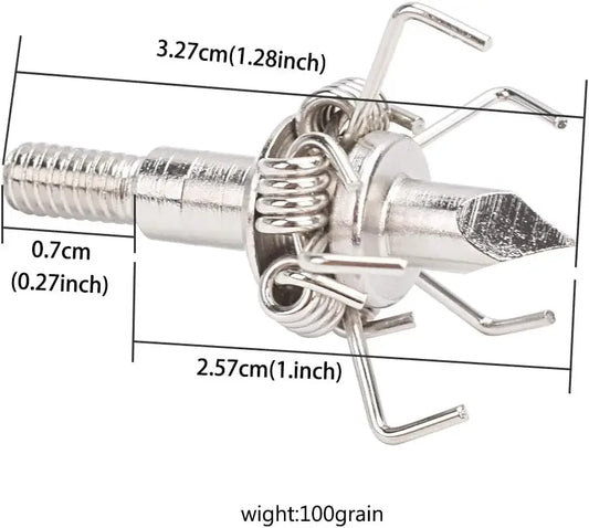 Broadheads Judo 100 Grain Archery Hunting Small Game Tips