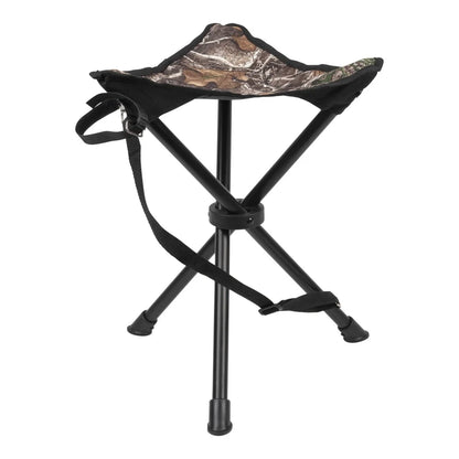 Foldable Camo Stool Lightweight Portable Durable Steel Frame