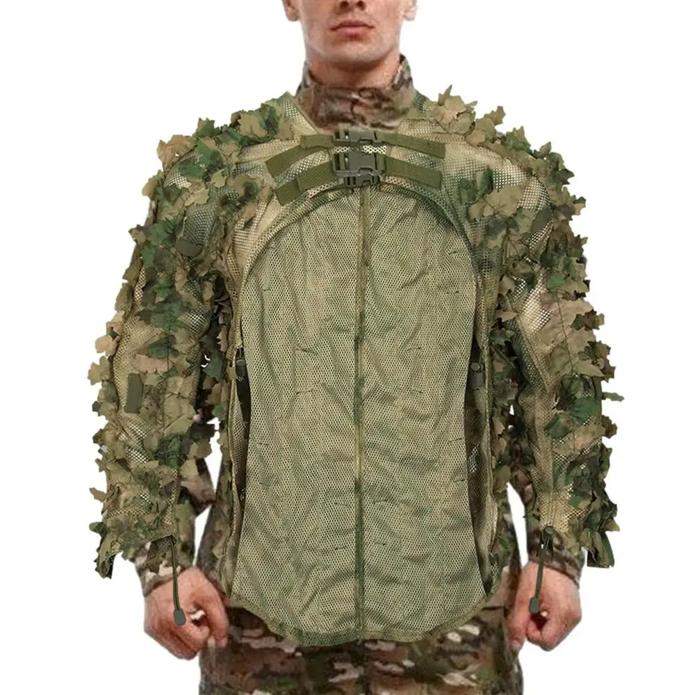Ghillie Suit Breathable  Camouflage Woodland Camouflage
