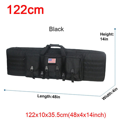 32 38 42 48 inch Tactical Double Rifle Case Molle Bag