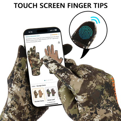 Lightweight UPF 50+ Camo Hunting Gloves HG05