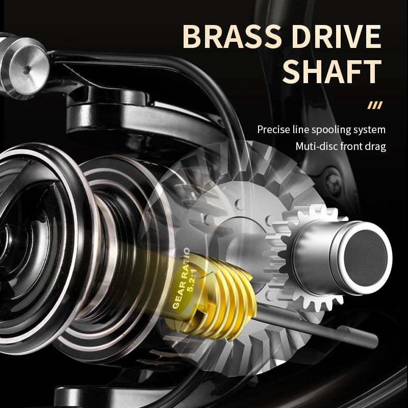 MG Spinning Reels Ultralight Metl 10kg Max Drag Fishing reels