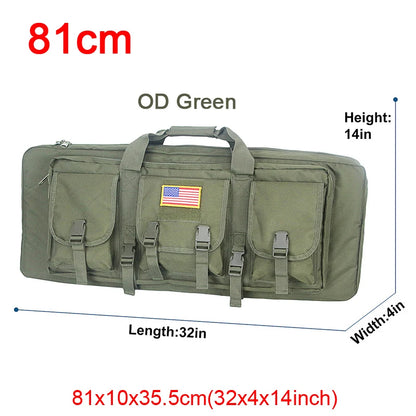 32 38 42 48 inch Tactical Double Rifle Case Molle Bag