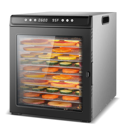 12-Tray 1300W Commercial Grade, 360°  Food Dehydrator