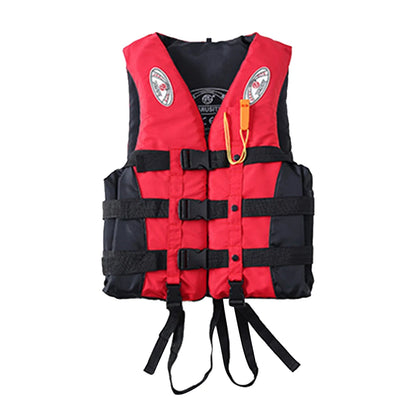 Boating Life Jacket Water Sports  Life Vest for Kids Adults Red