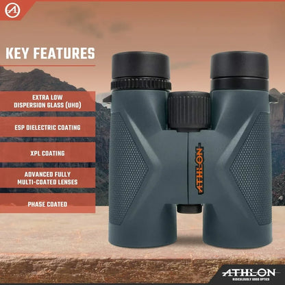 8x42 Midas Gray Binoculars High-Powered