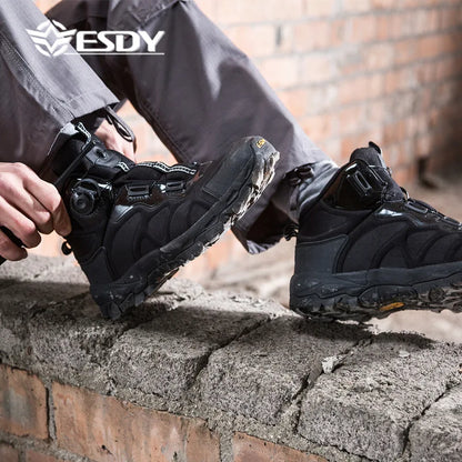 Men Outdoor Boots Autumn Winter Combat Ankle Boots