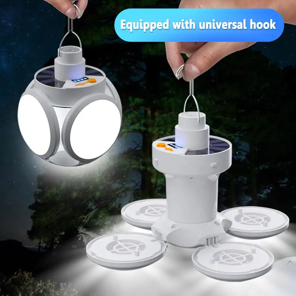 LED Solar Camping Light Bulb Rechargeable