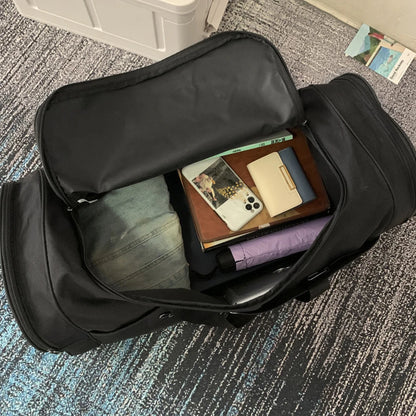 Weekend Duffle Bag Large Capacity Oxford Trip Work Storage Bag Waterproof Portable Unisex Zipper Outdoors Business Duffle Bag