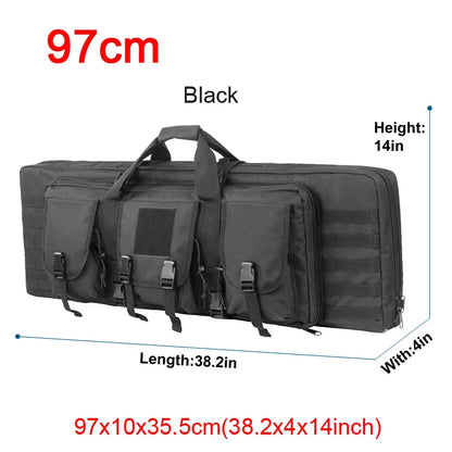 32 38 42 48 inch Tactical Double Rifle Case Molle Bag