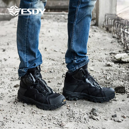 Men Outdoor Boots Autumn Winter Combat Ankle Boots