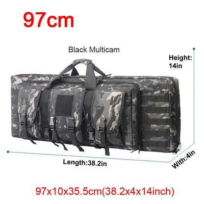 32 38 42 48 inch Tactical Double Rifle Case Molle Bag