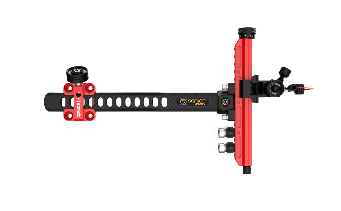 Archery X10 Recurve Bow Sight Optical Fiber Pin 9 Inches