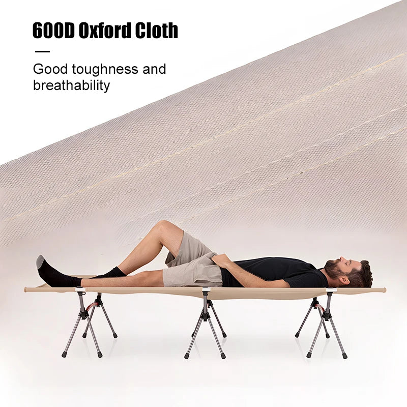 Camping Cot with Leg Extenders Portable