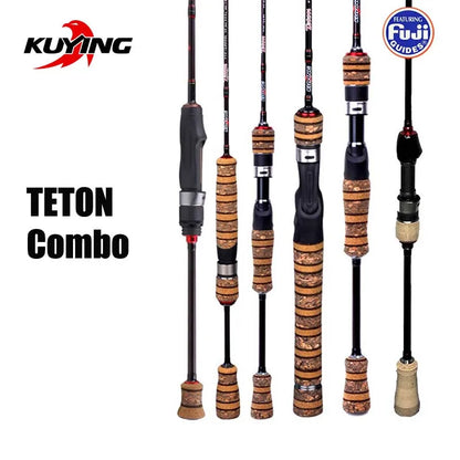 KUYING TETON Super Ultra Soft Light Fishing Rod Pole Combo