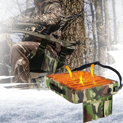 Camouflage Heated Seat Cushion for Sports Fields Outdoor