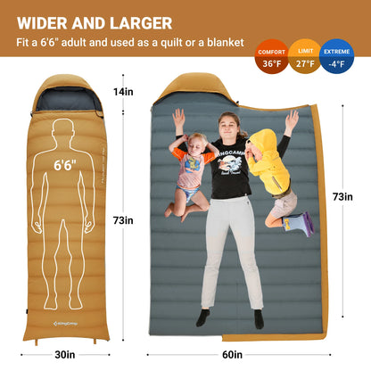 Camping Sleeping Bag, Lightweight