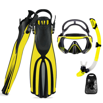 Snorkeling Gear for Adults,Diving Mask Snorkel Diving Fins