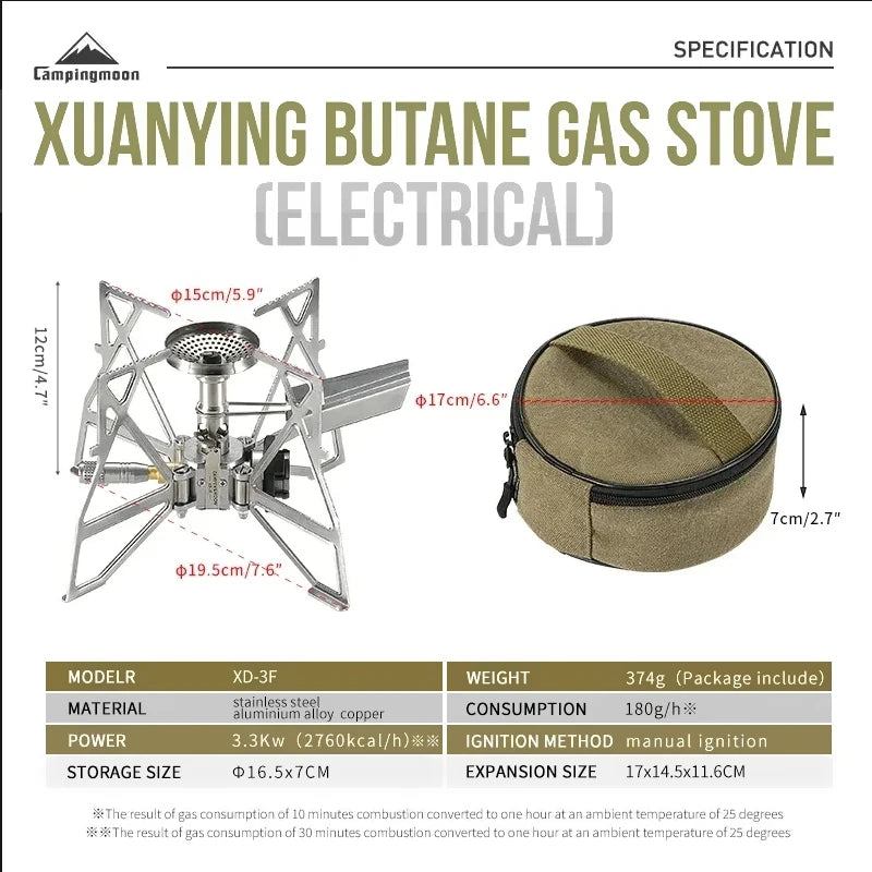 XD-3F Outdoor Camping Gas Stove